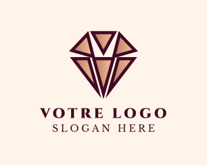 Interior Deign - Crystal Diamond Jewelry logo design