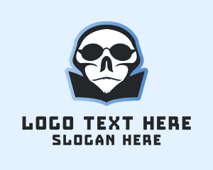 Skull Gaming Mascot  Logo