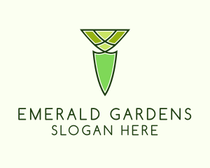 Gardening Shovel Garden logo design