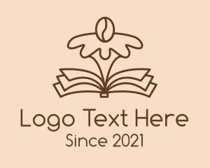 Book - Brown Coffee Fountain logo design