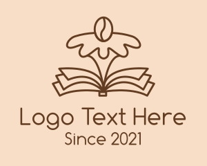 Book Club - Brown Coffee Fountain logo design