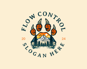 Outdoor Mountain Claw logo design