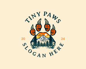 Outdoor Mountain Claw logo design