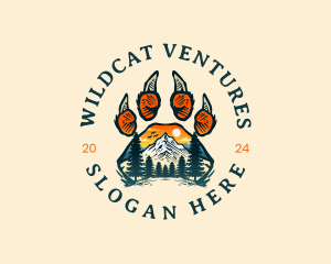 Outdoor Mountain Claw logo design