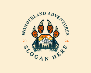 Outdoor Mountain Claw logo design