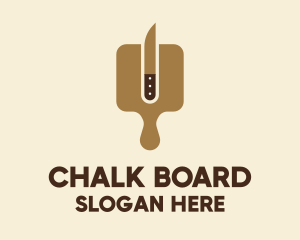 Knife Chopping Board logo design