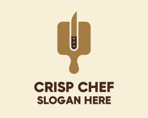 Knife Chopping Board logo design