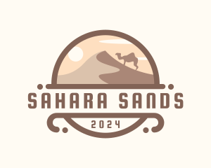 Sahara - Wild Desert Camel logo design