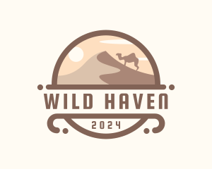 Wild Desert Camel logo design