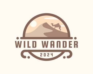 Wild Desert Camel logo design