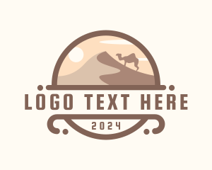 Ranch - Wild Desert Camel logo design