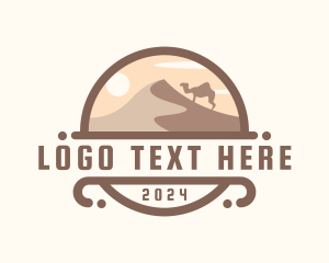 Wild Desert Camel Logo