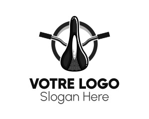 Retro Bicycle Saddle  Logo