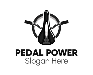 Retro Bicycle Saddle  logo design