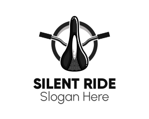 Retro Bicycle Saddle  logo design