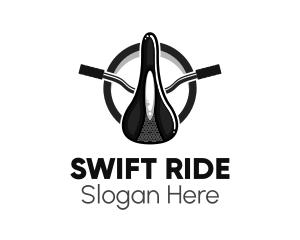 Retro Bicycle Saddle  logo design