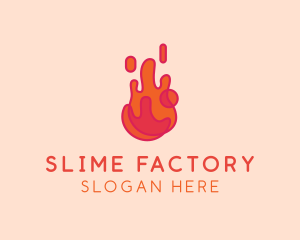 Slime Liquid Drip logo design