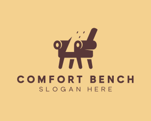 Bench - Chair Furniture Upholstery logo design