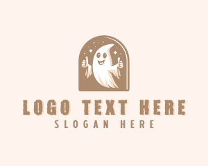 Spirit - Spooky Scary Ghost logo design