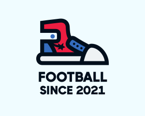 Foot Wear - Star Basketball Shoes logo design