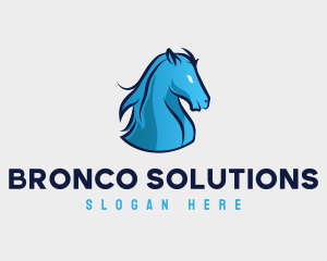Bronco - Equine Horse Pony logo design