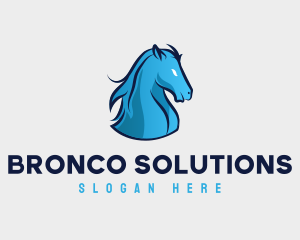 Equine Horse Pony logo design