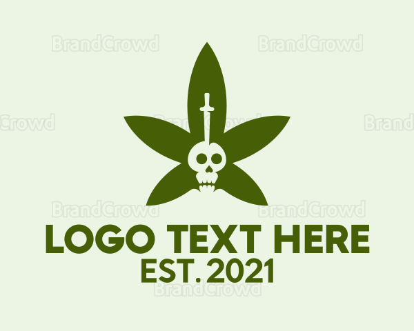 Dead Skull Cannabis Logo