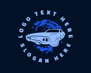 Sedan - Automotive Car Wash logo design