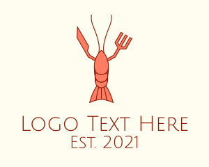 Gourmet - Lobster Seafood Restaurant logo design