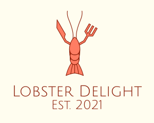 Lobster Seafood Restaurant logo design