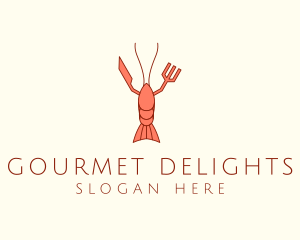 Lobster Seafood Restaurant logo design