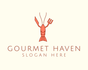 Lobster Seafood Restaurant logo design