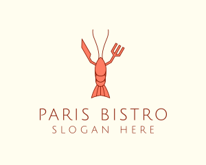 Lobster Seafood Restaurant logo design