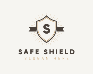 Ribbon Shield Boutique logo design