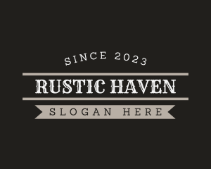 Western Rustic Business logo design