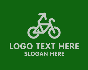Sustainable - Eco Bike Arrow logo design