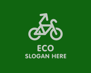 Eco Bike Arrow  logo design