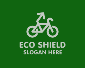 Eco Bike Arrow  logo design