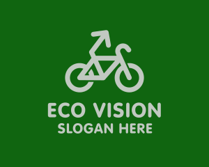 Eco Bike Arrow  logo design