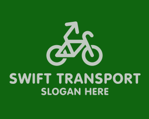 Transporation - Eco Bike Arrow logo design