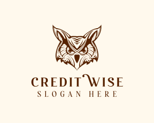 Wild Horned Owl logo design