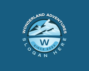 Mountain Alps Trekking logo design