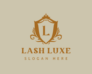 Ornate Royal Shield logo design