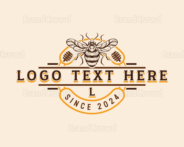 Honey Bee Apiary Logo