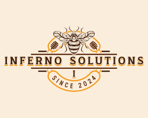 Honey Bee Apiary logo design