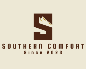 Brown Mountain Letter S  logo design