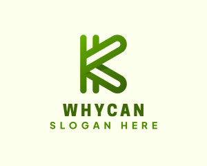 Modern Advertising Letter K Logo