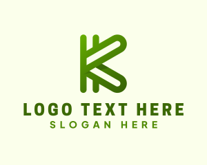 Letter K - Modern Advertising Letter K logo design