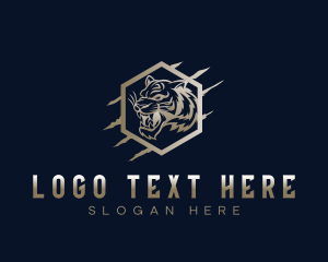 Tiger - Majestic Tiger Scratch logo design