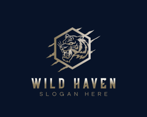 Majestic Tiger Scratch logo design